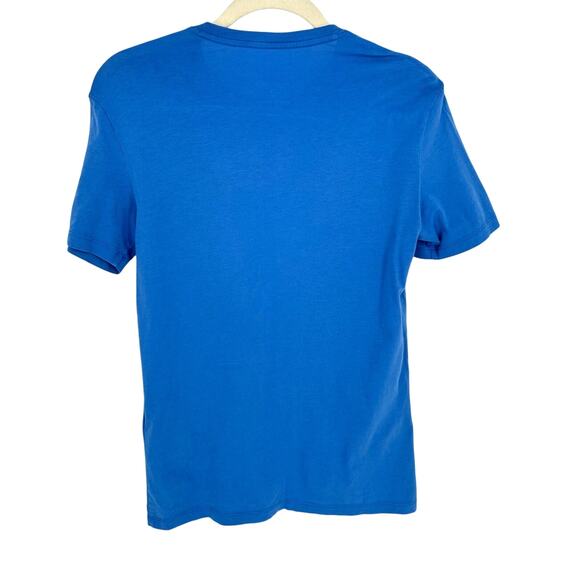 Armani Exchange A/X Pima Cotton Tee Blue Short Sleeve Crewneck Summer Casual XS - Picture 2 of 8